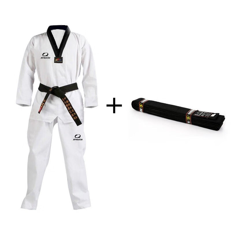 竞派跆拳道服儿童成人训练器材全棉长袖男女跆拳道训练服套装,运动/瑜伽/健身/球迷用品,跆拳道服,淘宝优惠券,粉丝福利购,淘宝优惠卷