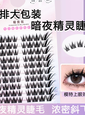 精致妞暗夜精灵假睫毛