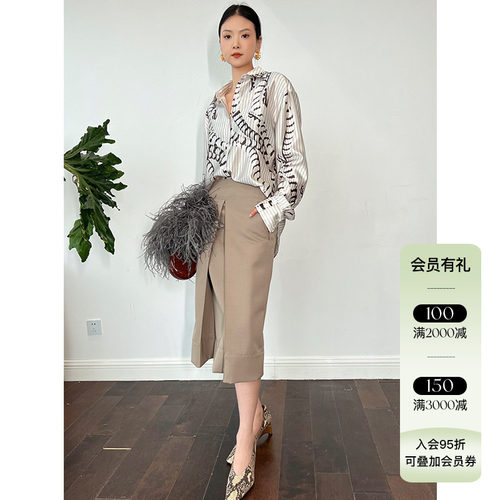JACQUESWEI印花休闲衬衫