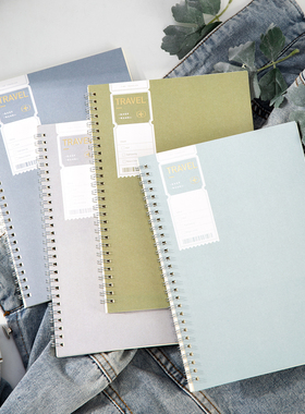 得力LA560笔记本子简约小清新学生本子a5记事本日记本线圈本文艺