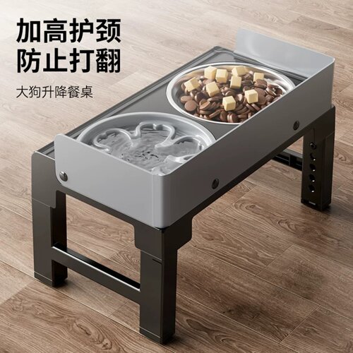 狗盆狗碗大型犬专用不锈钢碗食盆
