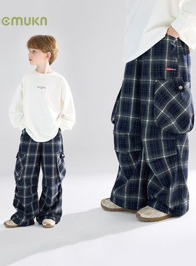【宁儿粉丝专享】儿童格子工装裤