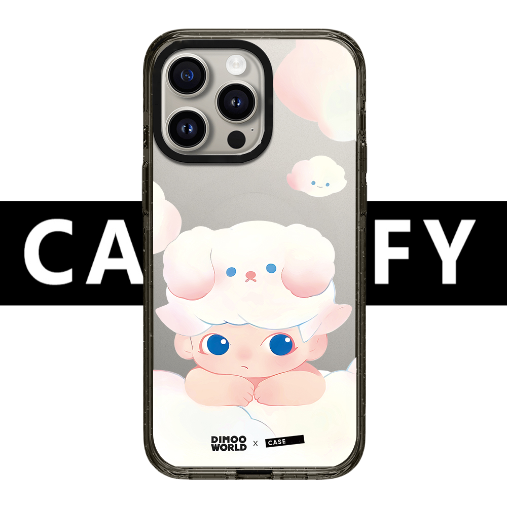 CASETi联名DIMOO泡泡玛特呆萌云宝宝适用于15plus苹果iPhone16Promax手机壳14pro新款13卡通12磁吸FY华强北女