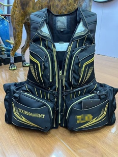 26新款图鲁门TOURNAMEN 矶钓救生衣马甲垂钓海钓多功能钓鱼马甲