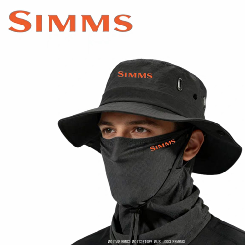 26年新款SIMMS钓鱼帽子渔夫帽喜哈帽透气路亚帽海钓帽飞蝇帽冰丝