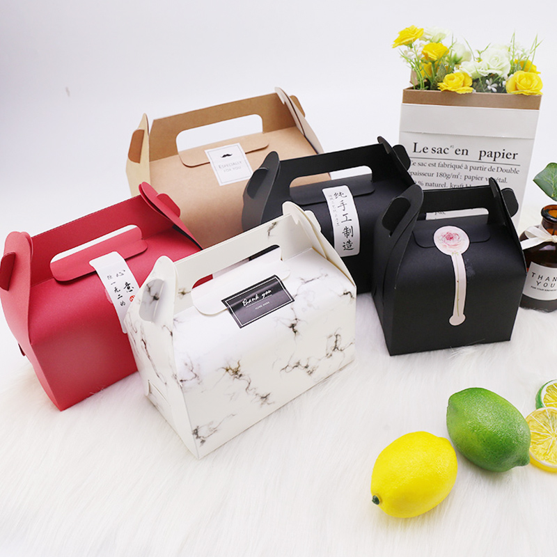 烘焙包装手提西点盒慕斯蛋糕瑞士