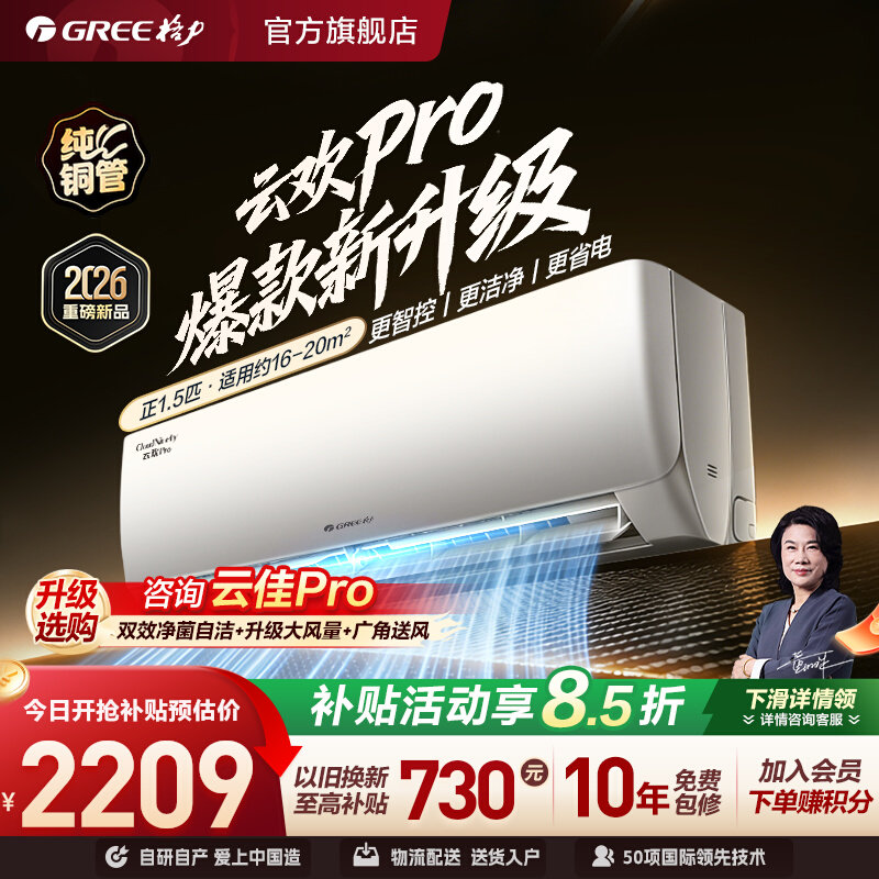 冷暖两用云欢天仪升级款纯铜管