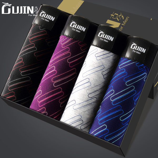 中华老字号 古今 男式平角内裤 3条装 天猫优惠券折后￥29包邮（￥59-30）多套色可选