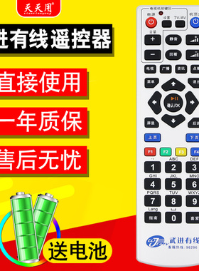 武进有线数字电视机顶盒遥控器高清晰度有线机顶盒TB30-95N9C