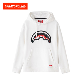 帽衫 潮牌情侣款 新款 SprayGround鲨鱼嘴连帽套头卫衣男女2025春季