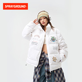立领90白鸭绒保暖羽绒服 摇钱树联名男女款 SprayGround鲨鱼嘴