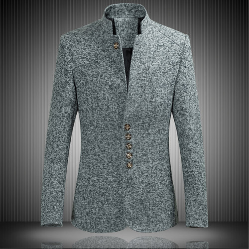 春秋季中国唐装外套男青年