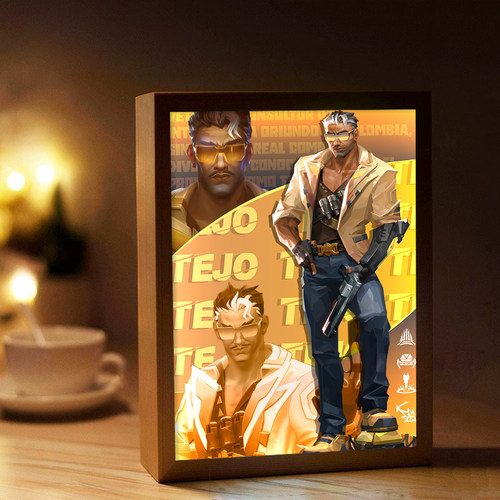 无畏契约钛狐周边灯光画电竞房间手办谷子送朋友生日礼物小夜灯