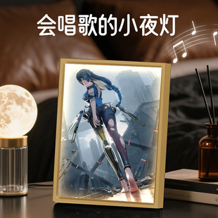 凯茜娅克莱因周边灯光画尘白禁区手办蓝牙音箱音响摆件镜子小夜灯