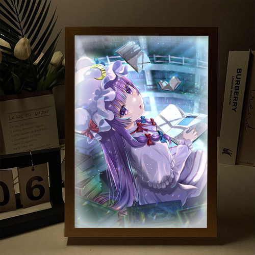 东方Project帕秋莉诺蕾姬周边灯光画手办蓝牙音箱音响装饰小夜灯