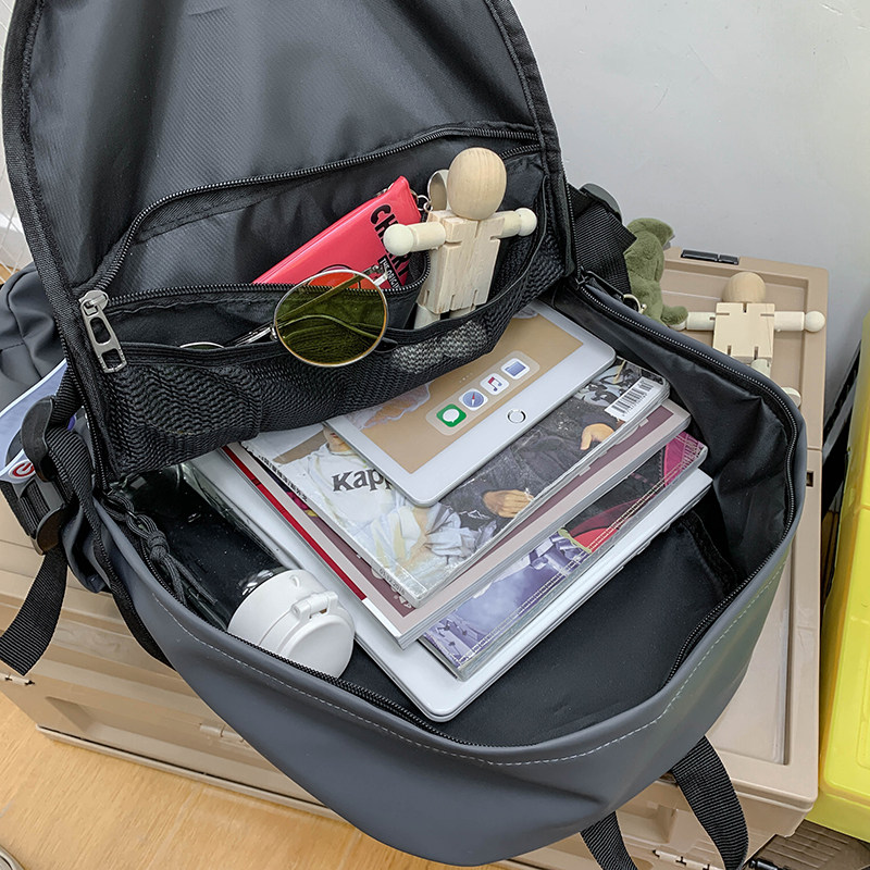 SCHOOL BAG MENS COLLEGE STUDENTS HIGH SCHOOL STUDENTS JUNIOR HIGH SCHOOL COMPUTER TRAVEL BACKPACK MENS LARGE CAPACITY 2024 NEW BACKPACK