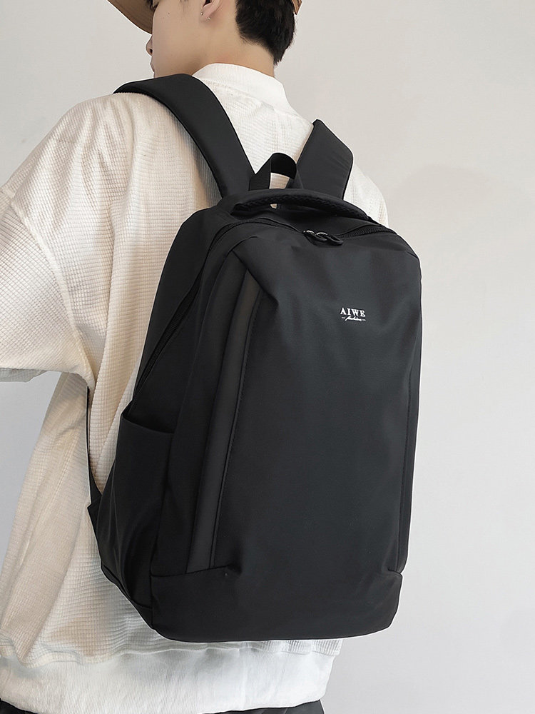 BACKPACK MENS CASUAL SIMPLE LIGHTWEIGHT BACKPACK INS TRENDY BRAND VERSATILE LARGE-CAPACITY COLLEGE STUDENT HIGH SCHOOL STUDENT SCHOOL BAG