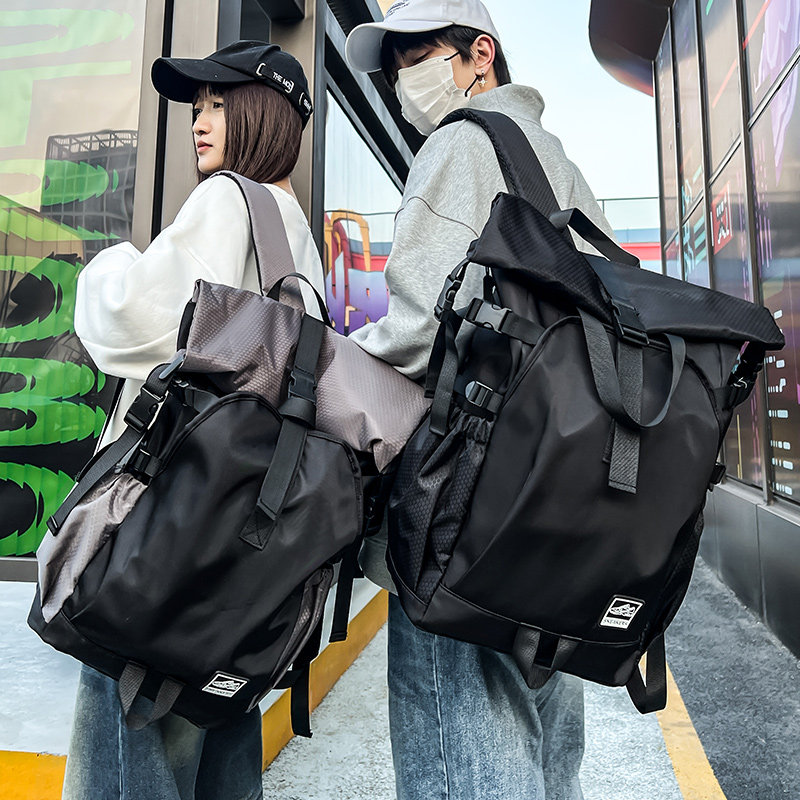 双肩包男潮牌大容量户外运动篮球包校园书包新款多功能旅行背包女
