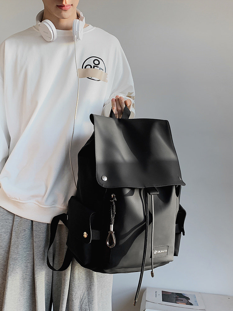 BACKPACK MENS LARGE CAPACITY LIGHTWEIGHT TRAVEL BACKPACK MENS FASHION TREND MIDDLE SCHOOL HIGH SCHOOL COLLEGE STUDENT SCHOOLBAG WOMEN