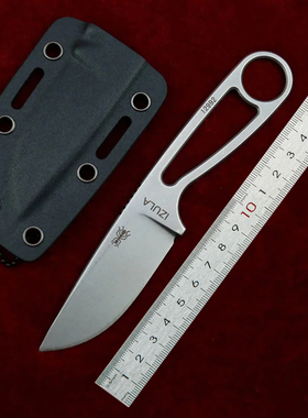 蚂蚁12992小直刀D2钢高硬度户外便携求生小刀美国丛林生存刀链刀