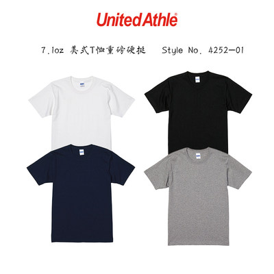 unitedathle7.1盎司重磅T恤