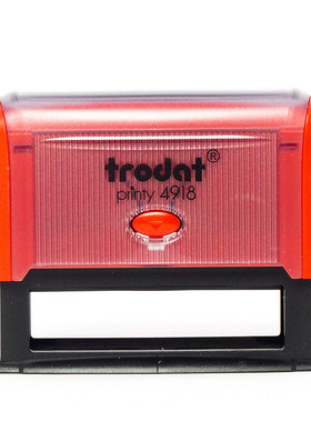 卓达印章/printy 4918/Trodat/回墨印/75x15MM/外壳材料