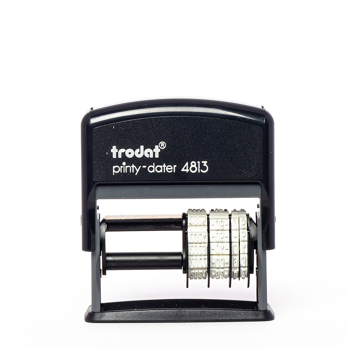 卓达印章/printy 4813 /trodat/回墨印 可调日期红色外壳材料