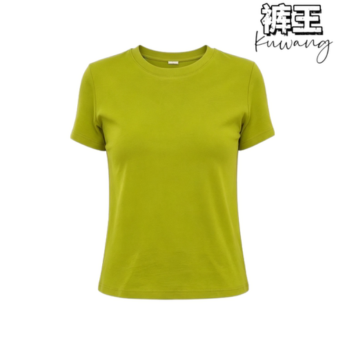 丽丽姐【云感T恤】26新款女装上衣圆领莫代尔棉简约短袖