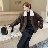 现货【新品】152-7309-皮衣152-7309-P205-298，女装派克服，浙宝152