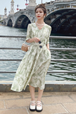 现货【22新品夏款】扎染连衣裙152-9285-P90-控价138，女装连衣裙，浙宝152