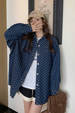 设计感印花牛仔外套女2025秋新款韩版宽松时尚小个子减龄休闲上衣，女装短外套，浙宝152