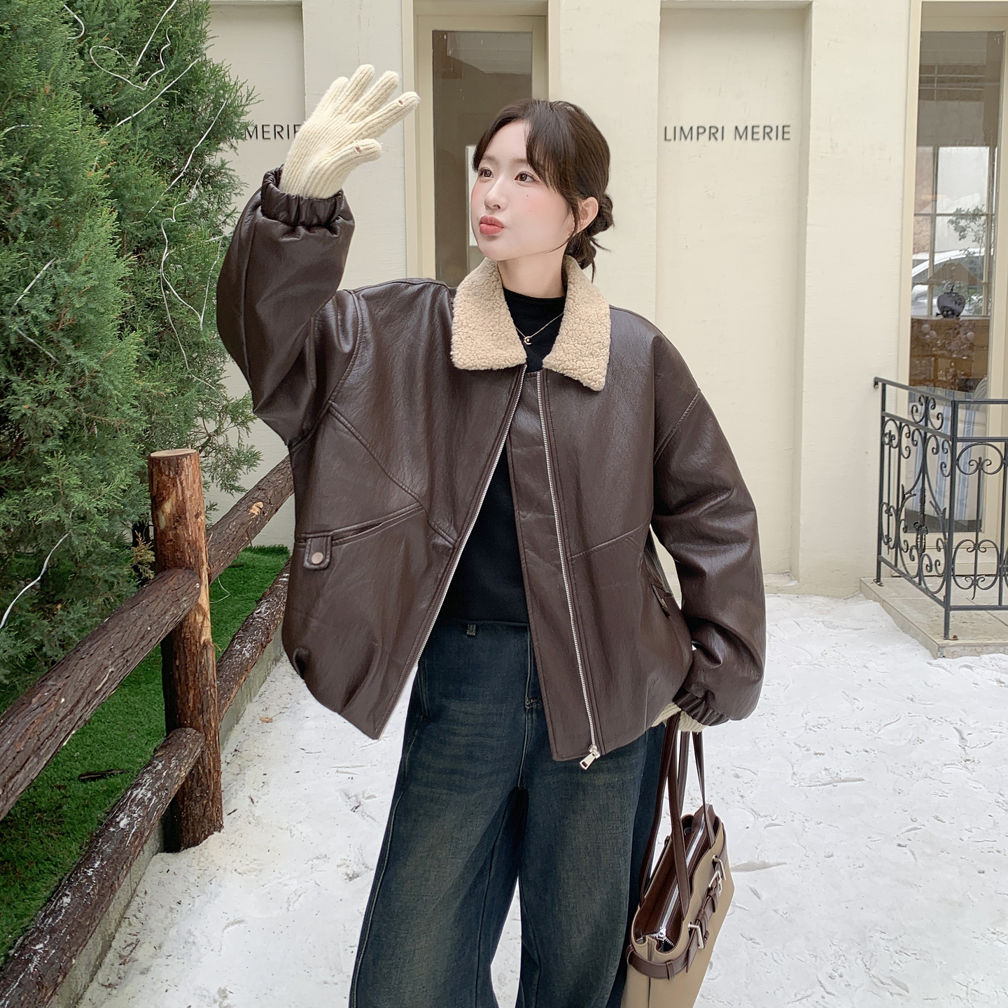 【新品】皮衣加棉152-7322-P195-288，女装棉衣/棉服，浙宝152