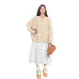 新中式国风白色棒球服女春秋2025新款独特小众高级超好看短款外套，女装短外套，浙宝152