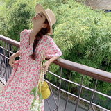 现货有内衬【】碎花连衣裙152-9293--P95-控价148，女装连衣裙，浙宝152
