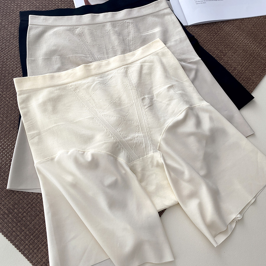 中腰轻收腹无痕安全裤内裤女无缝