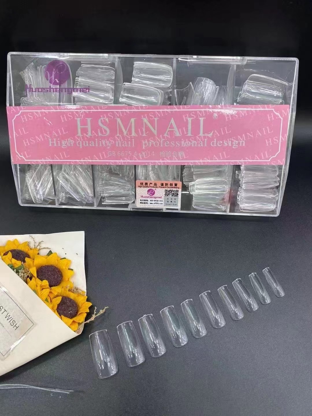 佳哥同款美甲店推荐方形透明甲片500片全号.补号,彩妆/香水/美妆工具,美甲工具,淘宝优惠券,粉丝福利购,淘宝优惠卷