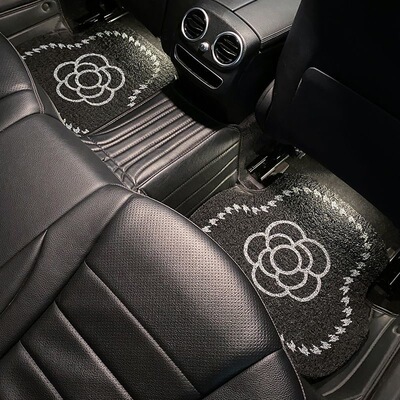 山茶花丝圈车脚垫 可裁剪汽车保护脚垫 NORTHWEST通用车垫 防滑车