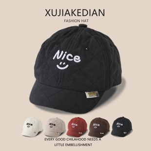 洋气好看的宝宝帽子秋冬男宝女童儿童鸭舌棒球帽秋天户外小童