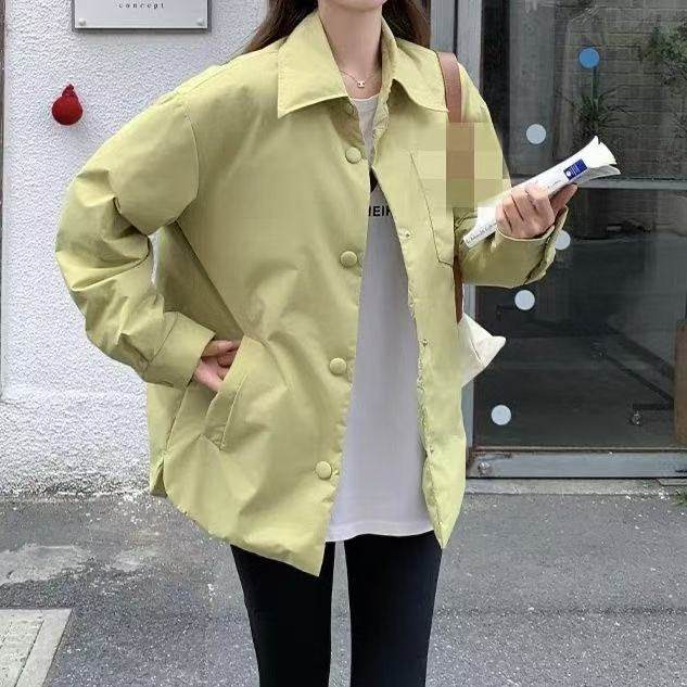 羽绒薄款青春潮流女新款长袖短款休闲宽松衬衫轻薄女外套,女装/女士精品,羽绒服,淘宝优惠券,粉丝福利购,淘宝优惠卷