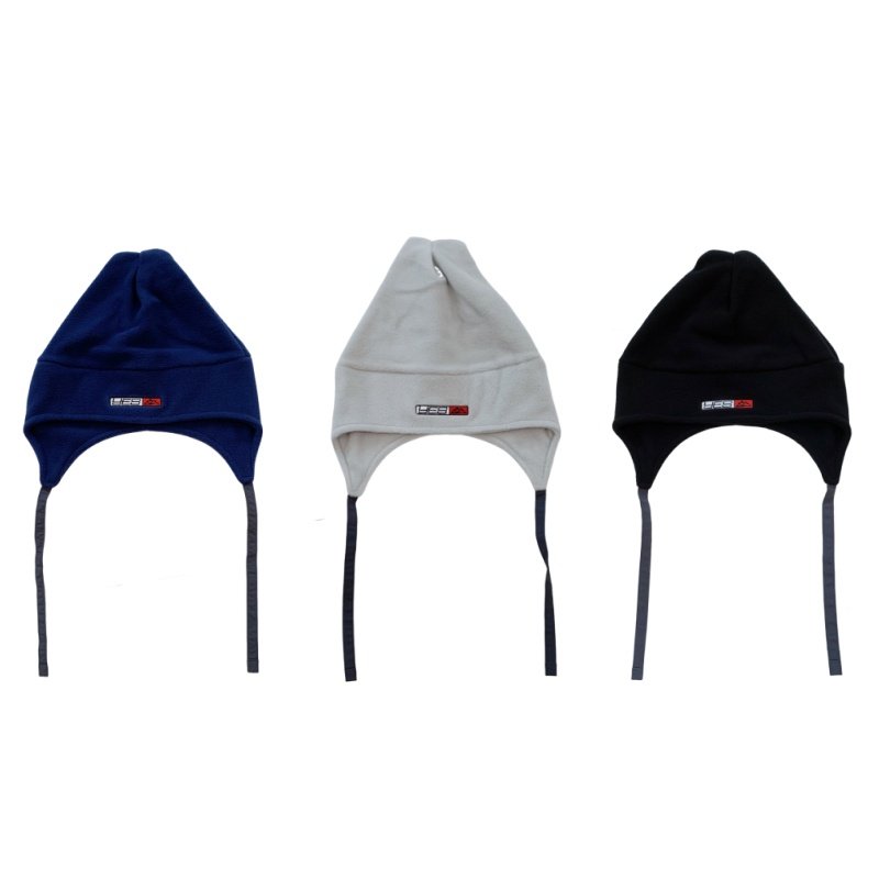 韩国小众Yes*ee金智妮同款字母刺绣摇粒绒系带护耳帽雷锋帽飞行帽