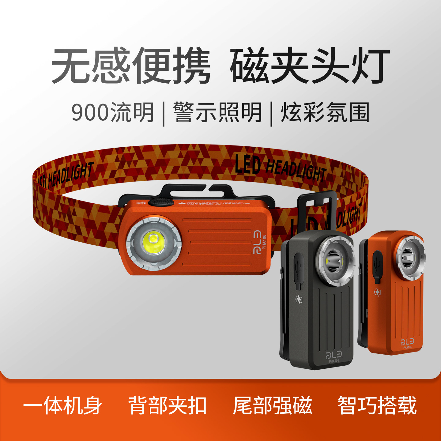 强光头灯多功能便携迷你小手电筒户外防水可充电头戴式照明灯超亮