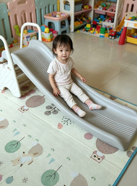 室内多功能宝宝幼儿床沿沙发小滑梯登高凳子滑梯组合小儿童滑道板