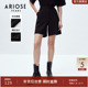 短裤 艾诺丝雅诗春新款 女20223059 简约高腰中裤 休闲裤 经典 时尚