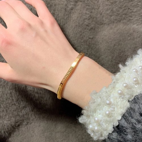 浪漫高级复古小圆片拼接手链