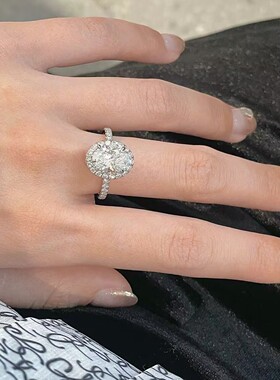 上手优雅大方百看不厌一克拉钻戒