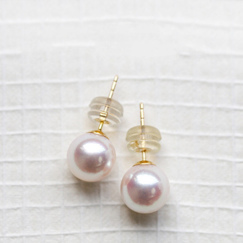 小巧珍珠耳钉简约气质复古