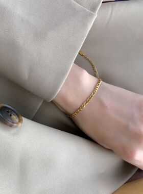 ins小众轻奢链条高级感手链