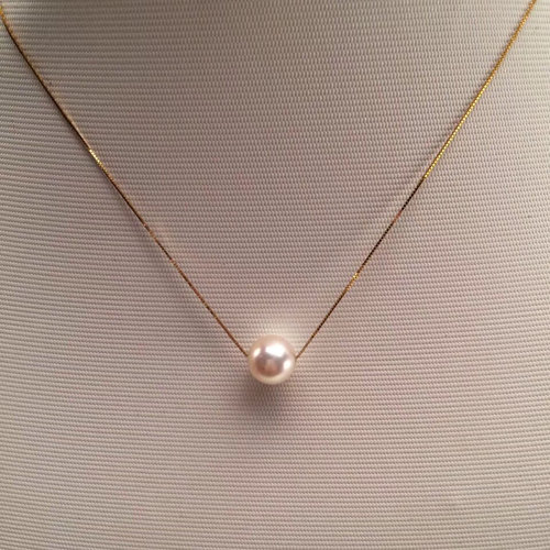 纯手工时髦约会通勤百搭珍珠项链