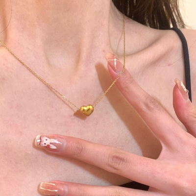 百搭实用主义实心项链锁骨链