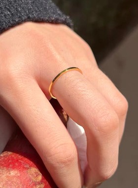 优品！极细关节戒指尾戒可叠戴